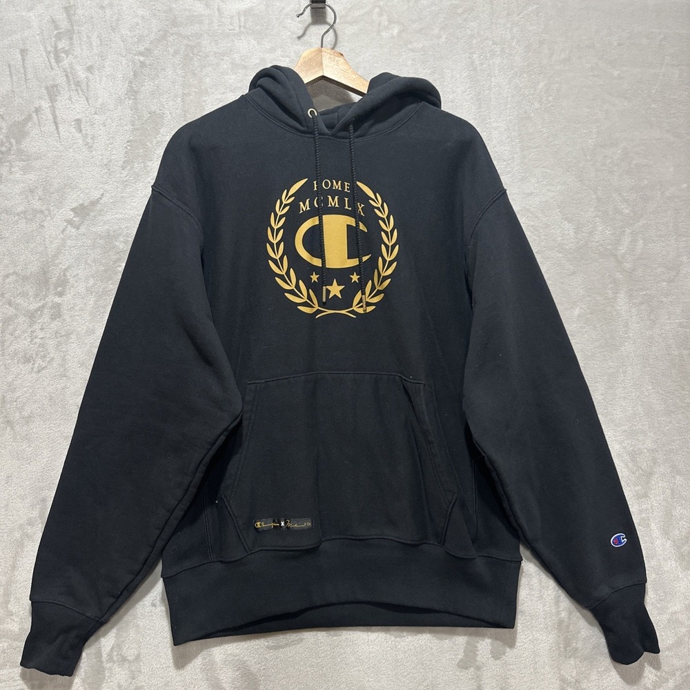 Champion x Muhammad Ali Reverse Weave Cassius Clay Hoodie Sweatshirt Size L